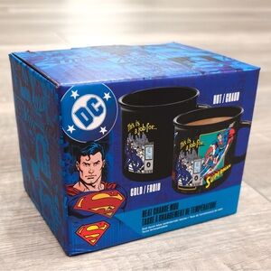 DC Comics Superman Blue and Black Heat Change Mug